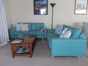 Lounge room at Elm Trees Accommodation at Ross